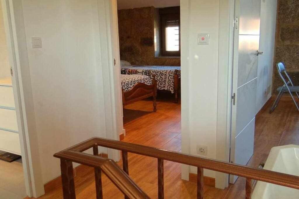 Casa rural recién restaurada en Canedo con terraza Carnota Esterno foto