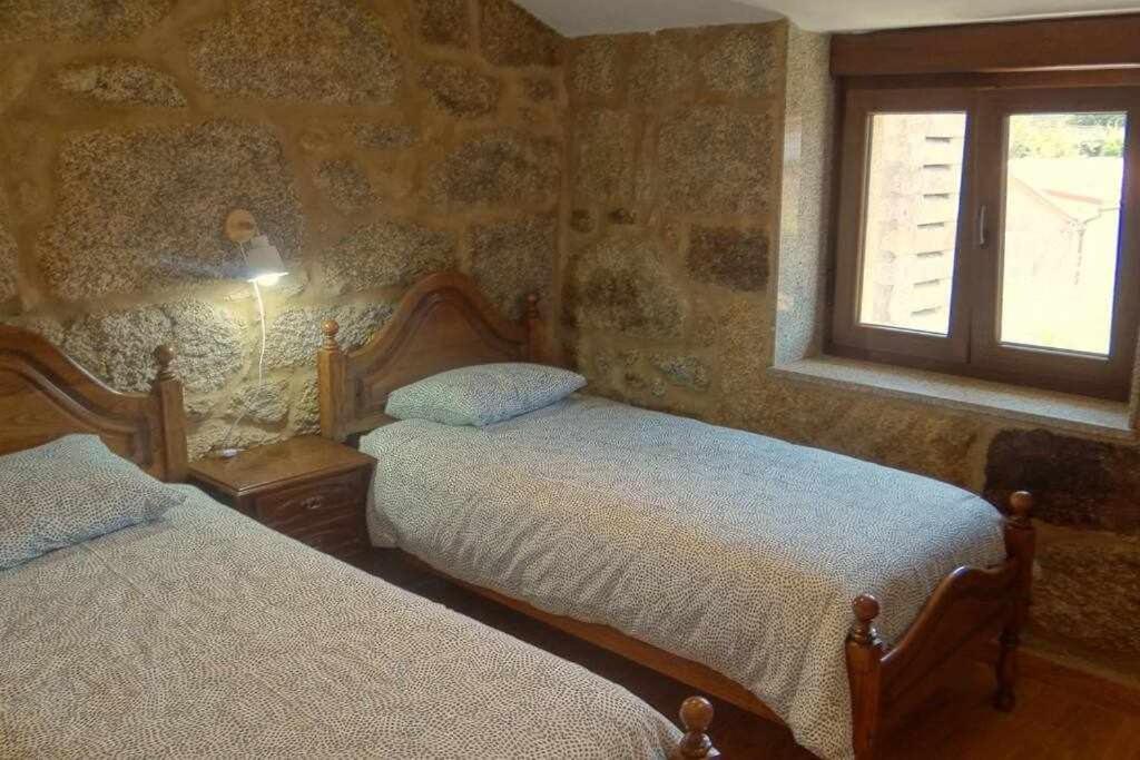 Casa rural recién restaurada en Canedo con terraza Carnota Esterno foto