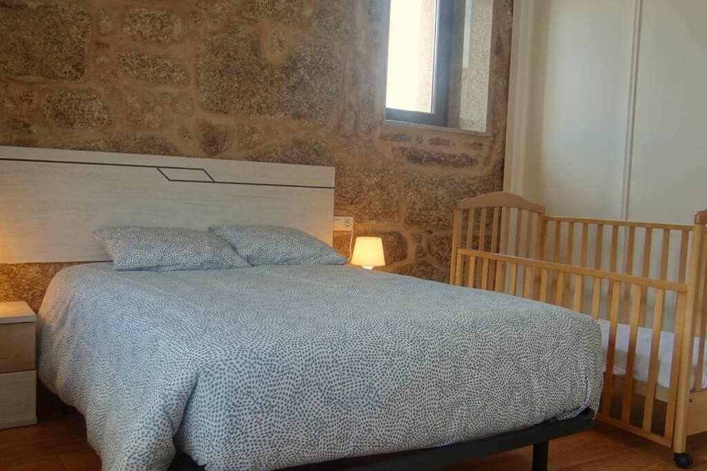 Casa rural recién restaurada en Canedo con terraza Carnota Esterno foto